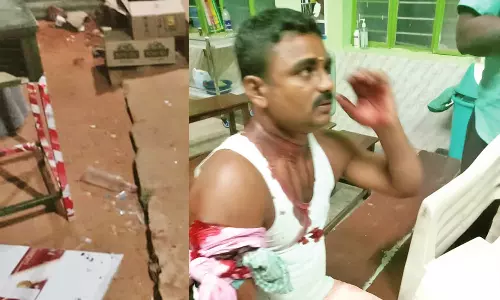 டாஸ்மாக் கடைக்குள் புகுந்து ஊழியர்களை அரிவாளால் வெட்டிய கும்பல்