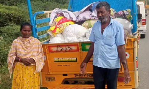 திருமயத்தில் 1.4 டன் ரேஷன் அரிசி கடத்தல்