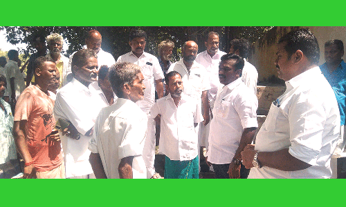 சலவை கூடத்தை ஆய்வு செய்த வெங்கடேசன் எம்.எல்.ஏ.