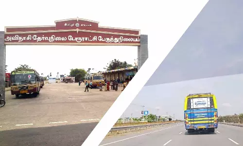 அவினாசி நகருக்குள் வராமல் செல்லும் பஸ்கள் பயணிகள் கடும் அவதி