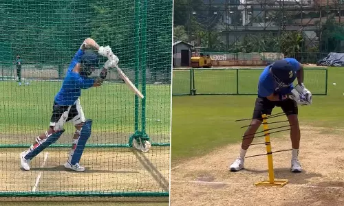 திரும்பி வந்துட்டேன்னு சொல்லு.. கீப்பிங், பேட்டிங்கில் மாஸ் காட்டும் கேஎல் ராகுல்- வீடியோ