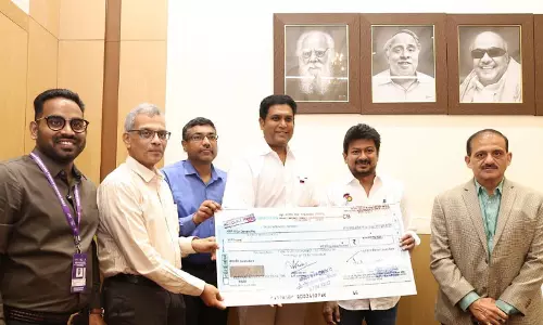 விளையாட்டு போட்டிகளை மேம்படுத்த காகித நிறுவனம் சார்பில் ரூ.75 லட்சம் நிதி