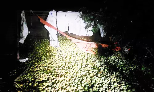 லாரி மீது பஸ் மோதி 15 பேர் படுகாயம்