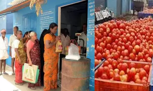 5 ரேஷன் கடைகளில் தக்காளி விற்பனை