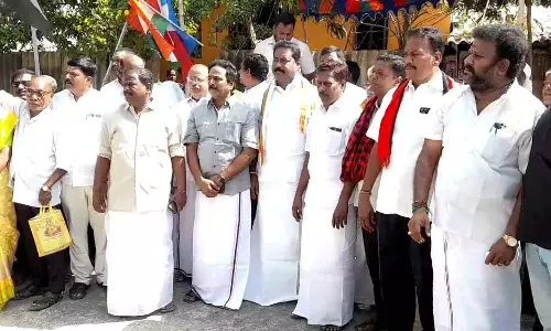 இந்தியா கூட்டணி கட்சிகள் சார்பில் ஆர்ப்பாட்டம்