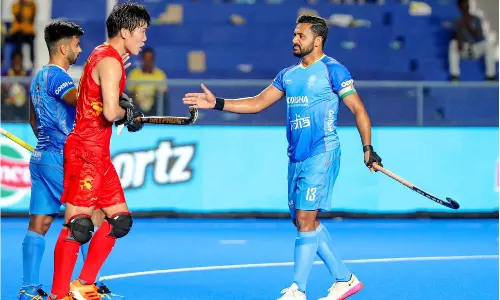 ஆசிய சாம்பியன் ஹாக்கி - சீனாவை வீழ்த்தி வெற்றிக் கணக்கை தொடங்கியது இந்தியா