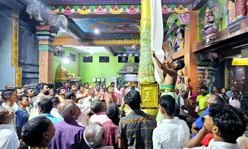 பச்சைவாழியம்மன் தீமிதி திருவிழா கொடியேற்றத்துடன் தொடக்கம்