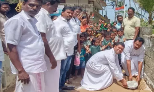 இரையுமன்துறை அரசு தொடக்கப்பள்ளியில் கூடுதல் வகுப்பறை கட்டிடம் அமைக்கும் பணி