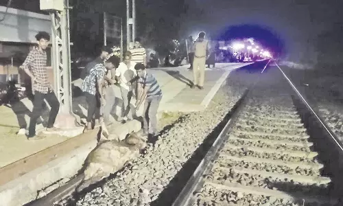 பாசஞ்சர் ரெயில் பசு மாடு மீது மோதி விபத்து