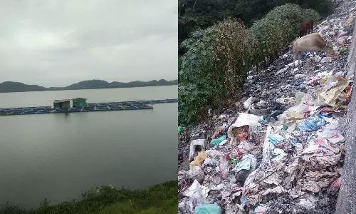 கழிவுநீர் தேக்கமாக மாறும் செங்கல்பட்டு கொளவாய் ஏரி