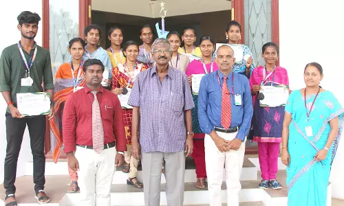 காளீஸ்வரி கல்லூரியில் சிலம்பம் போட்டி