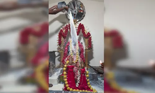 நன்செய்இடையாறு மகாமாரியம்மன் கோவிலில் பால் அபிஷேகம்