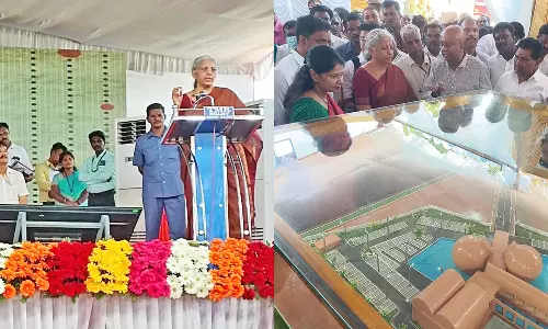 ஆதிச்சநல்லூரில் உலகத்தரம் வாய்ந்த அருங்காட்சியகம்- மத்திய மந்திரி நிர்மலா சீதாராமன் அடிக்கல் நாட்டினார்