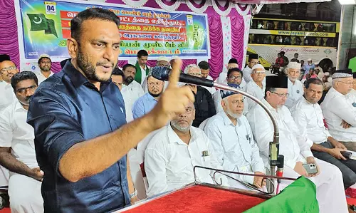 காயல்பட்டினத்தில் முஸ்லிம் லீக் பொதுக்கூட்டம்