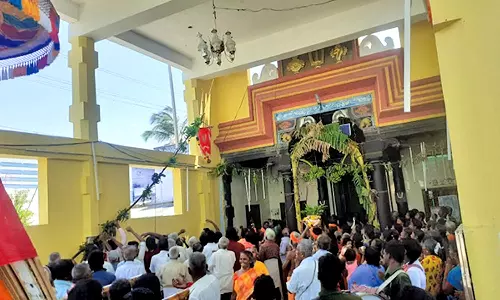 முக்கூடலில் நாராயணசாமி கோவில் ஆடி திருவிழா கொடியேற்றத்துடன் தொடக்கம்