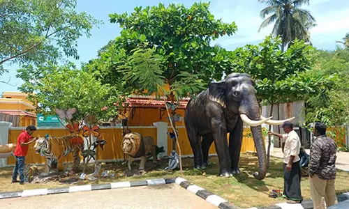 ஜனாதிபதி வருகையால் புதுப்பொலிவு பெறும் புதுவை அரசின் கைவினை கிராமம்