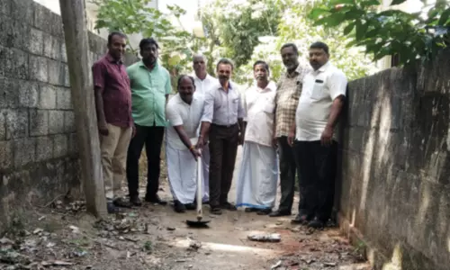 மாவறத்துவிளை பகுதியில் ரூ.14.50 லட்சம் மதிப்பீட்டில் அலங்கார தரை கற்கள் அமைக்கும் பணி