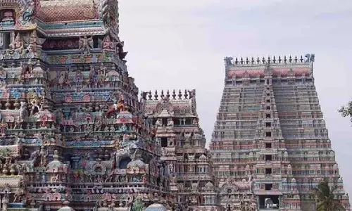 ஸ்ரீ ரங்கம் கோவில் கிழக்கு கோபுரம் சேதம் - இந்து சமய அறநிலையத்துறையின் அலட்சியமே காரணம்