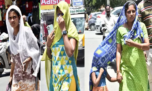 ஈரோட்டில் தொடர்ந்து 100 டிகிரிக்கு மேல் பதிவாகி வரும் வெயில்