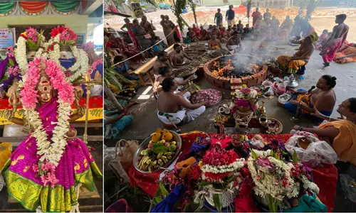 பரமத்திவேலூர் ஸ்ரீ மகா மாரியம்மன் கோவிலில்குபேர மகாலட்சுமி யாக பெருவிழா