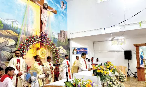 தென்தாமரைகுளம் புனித பனிமய அன்னை ஆலய திருவிழா திருப்பலி