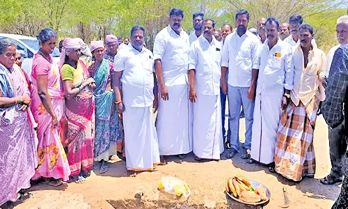 சங்கரன்கோவிலில் ரூ. 2 கோடியில் பாலம் அடிக்கல் நாட்டு விழா-ராஜா எம்.எல்.ஏ. பங்கேற்பு