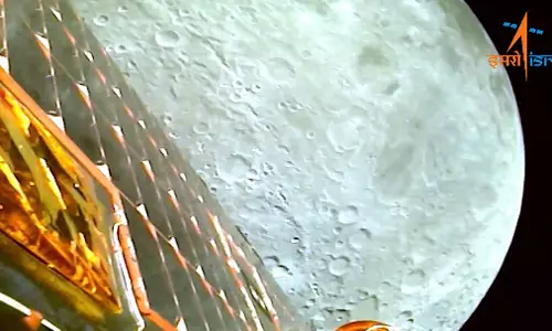 சந்திரயான் 3 எடுத்த நிலவின் முதல் வீடியோவை வெளியிட்டது இஸ்ரோ