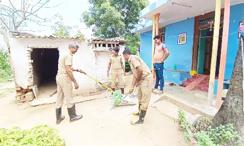 ஒரே நாளில் 2 பாம்புகள் பிடிப்பட்டது