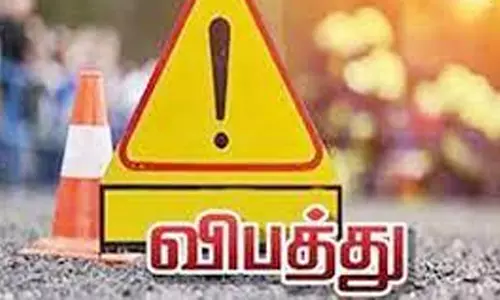 வாகன விபத்திலி 2 கட்டிட தொழிலாளிகள் பலி