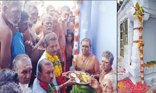 காரையாறு சொரிமுத்து அய்யனார் கோவில் ஆடி அமாவாசை திருவிழா கால் நாட்டுடன் தொடங்கியது