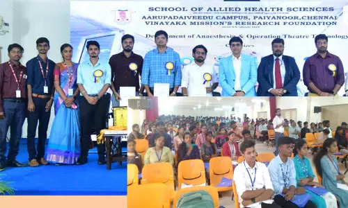 அலைடு ஹெல்த் சயின்ஸ் கல்லூரியில் மயக்கவியல்-அறுவை சிகிச்சை அரங்கம் குறித்து தேசிய கருத்தரங்கம்