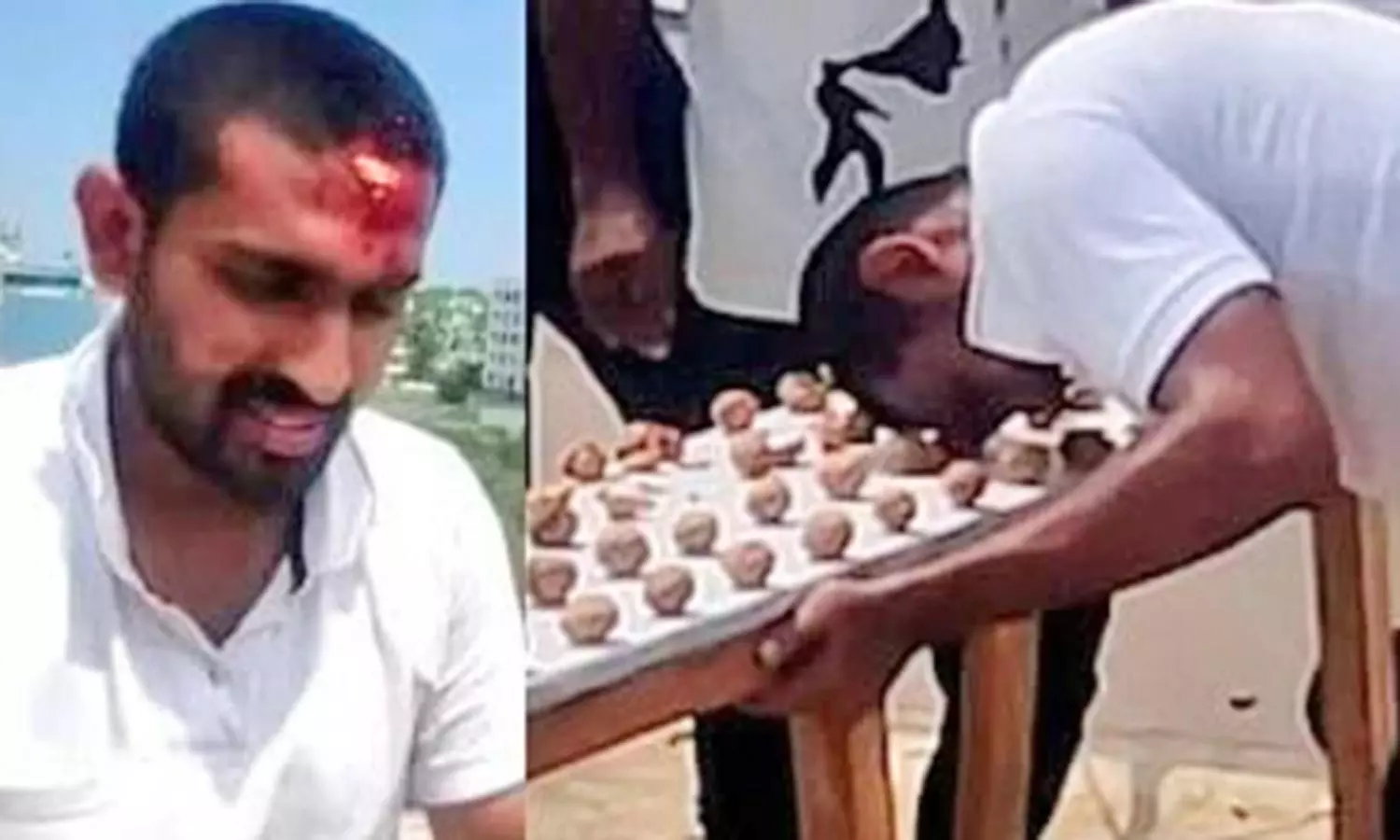 தலையில் 273 வால்நட்களை உடைத்து கின்னஸ் சாதனை படைத்த இந்திய வாலிபர்