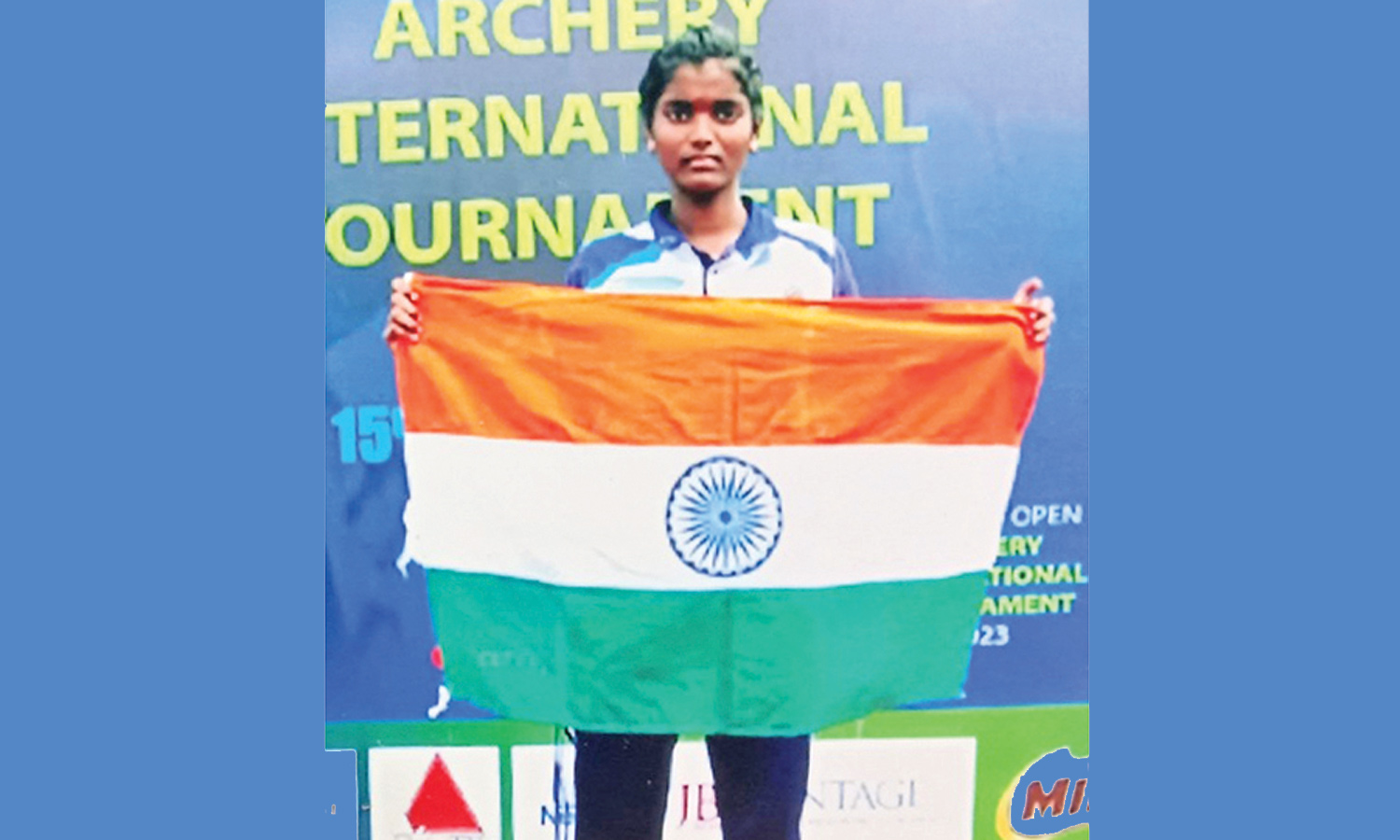 சர்வதேச அளவிலான வில்வித்தை போட்டியில் உலக சாதனை படைத்த செய்துங்கநல்லூர் பிளஸ்-2 மாணவி