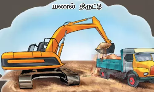 குண்டாறு-ஓடைகளில் தொடர் மணல் திருட்டு