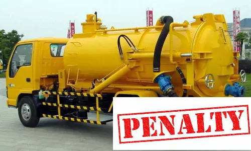 விதிகளை மீறி கழிவுநீர் வாகனங்களை இயக்கினால் அபராதம் - வெள்ளகோவில் நகராட்சி அறிவிப்பு