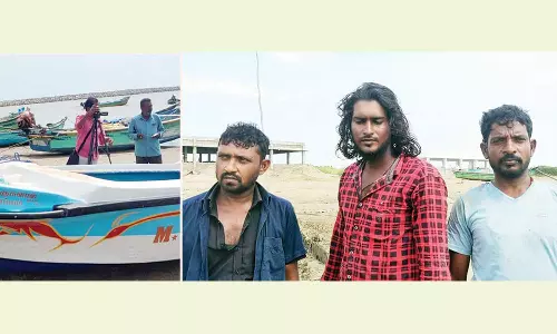 என்ஜின் பழுதால் நடுக்கடலில் தத்தளித்தனர்: இலங்கை சேர்ந்த 3 பேரை பத்திரமாக மீட்ட கடலோர காவல் படையினர்