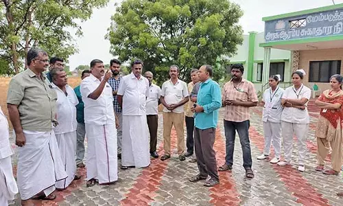 எட்டயபுரம் அருகே அரசு ஆரம்ப சுகாதார நிலையத்தில் எம்.எல்.ஏ. ஆய்வு