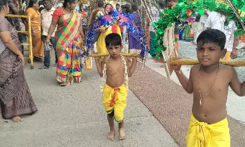 ஆடிக்கிருத்திகையை முன்னிட்டு மருதமலை சுப்பிரமணிய சுவாமி கோவிலில் திரண்ட பக்தர்கள்