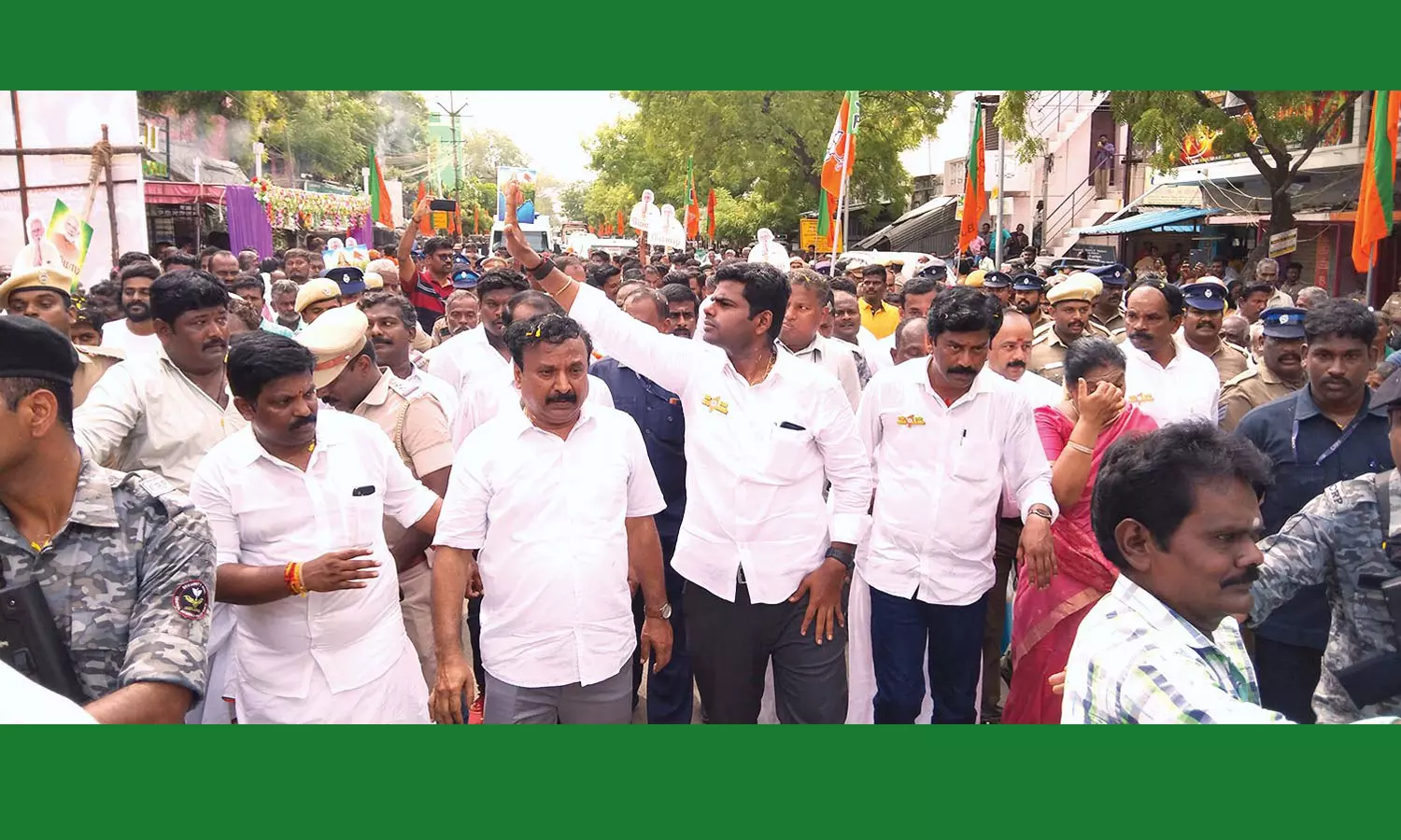 விருதுநகரில் இன்று அண்ணாமலை நடைபயணம்