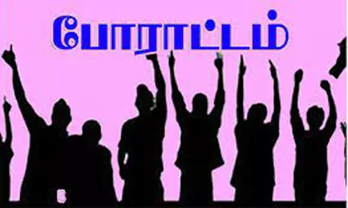 சின்னமுட்டம் துறைமுகத்தில் மீனவர்கள் 2-வது நாளாக போராட்டம்