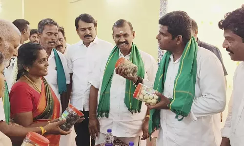 விவசாயிகளுடன் கலந்துரையாடிய பா.ஜ.க. தலைவர் அண்ணாமலை