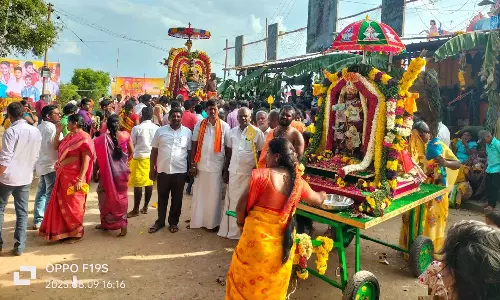 போக்கம்பட்டி கங்கை குமரன் கோவில் 42-ம் ஆண்டு தேர் திருவிழா
