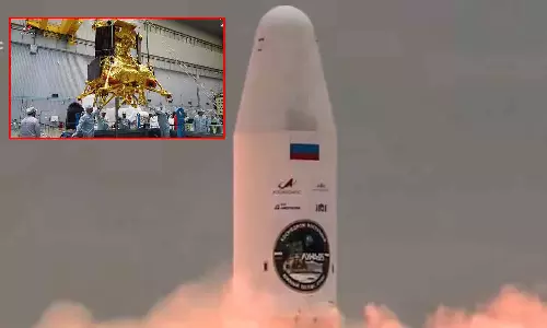 ரஷியாவின் லூனா-25 விண்கலம் விண்ணில் செலுத்தப்பட்டது