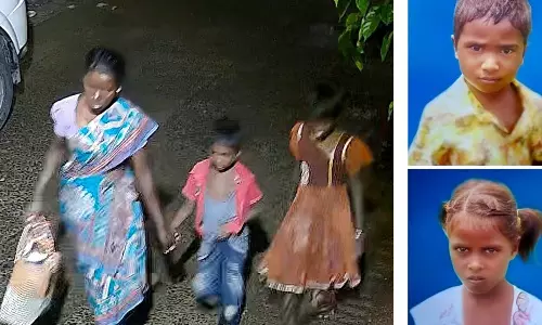 அரசு ஆஸ்பத்திரியில் இருந்து 2 குழந்தைகளை கடத்தி சென்ற பெண் அடையாளம் தெரிந்தது