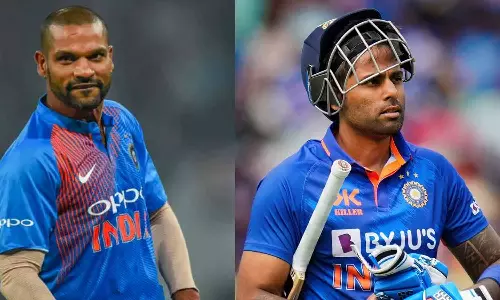 உலக கோப்பை போட்டியில் சூர்யகுமார் யாதவ் 4-வது வரிசையில் களமிறங்க வேண்டும்- தவான் விருப்பம்