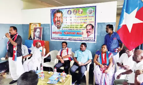 தருமபுரி மாவட்டத்தில் விடுதலை சிறுத்தைகள் கட்சியின் சார்பில் ஆலோசனை கூட்டம்