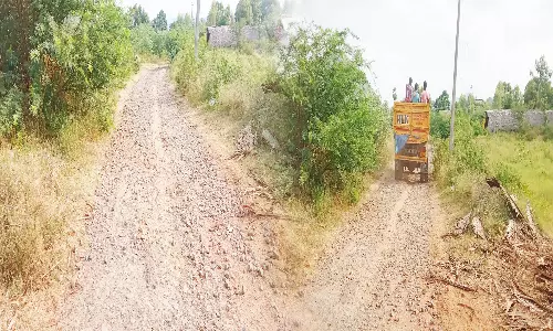 ஜல்லிகள் பெயர்ந்த சாலையால் பொதுமக்கள் கடும் அவதி