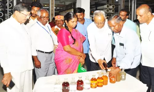 ராணிடெக் தோல் கழிவு நீர் சுத்திகரிப்பு நிலையத்தில் கலெக்டர் ஆய்வு