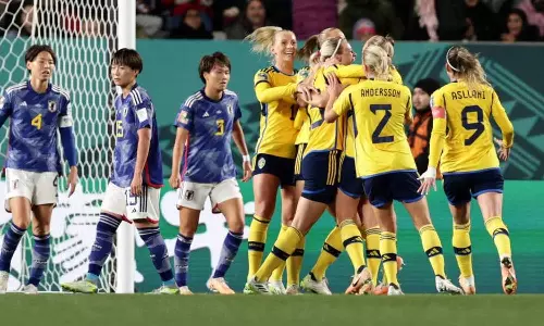 உலகக்கோப்பை பெண்கள் கால்பந்து: காலிறுதியில் ஜப்பானை வீழ்த்தியது சுவீடன்