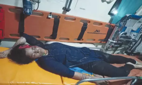 கன்னியாகுமரி அருகே மீன் ஏற்றி சென்ற டெம்போ மரத்தில் மோதி கவிழ்ந்தது வடநாட்டு பெண் படுகாயம்